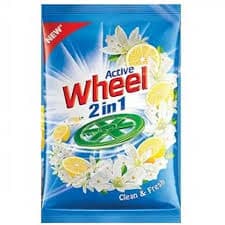 Active Wheel Blue Lemon & Jasmine Detergent Powder 1 kg