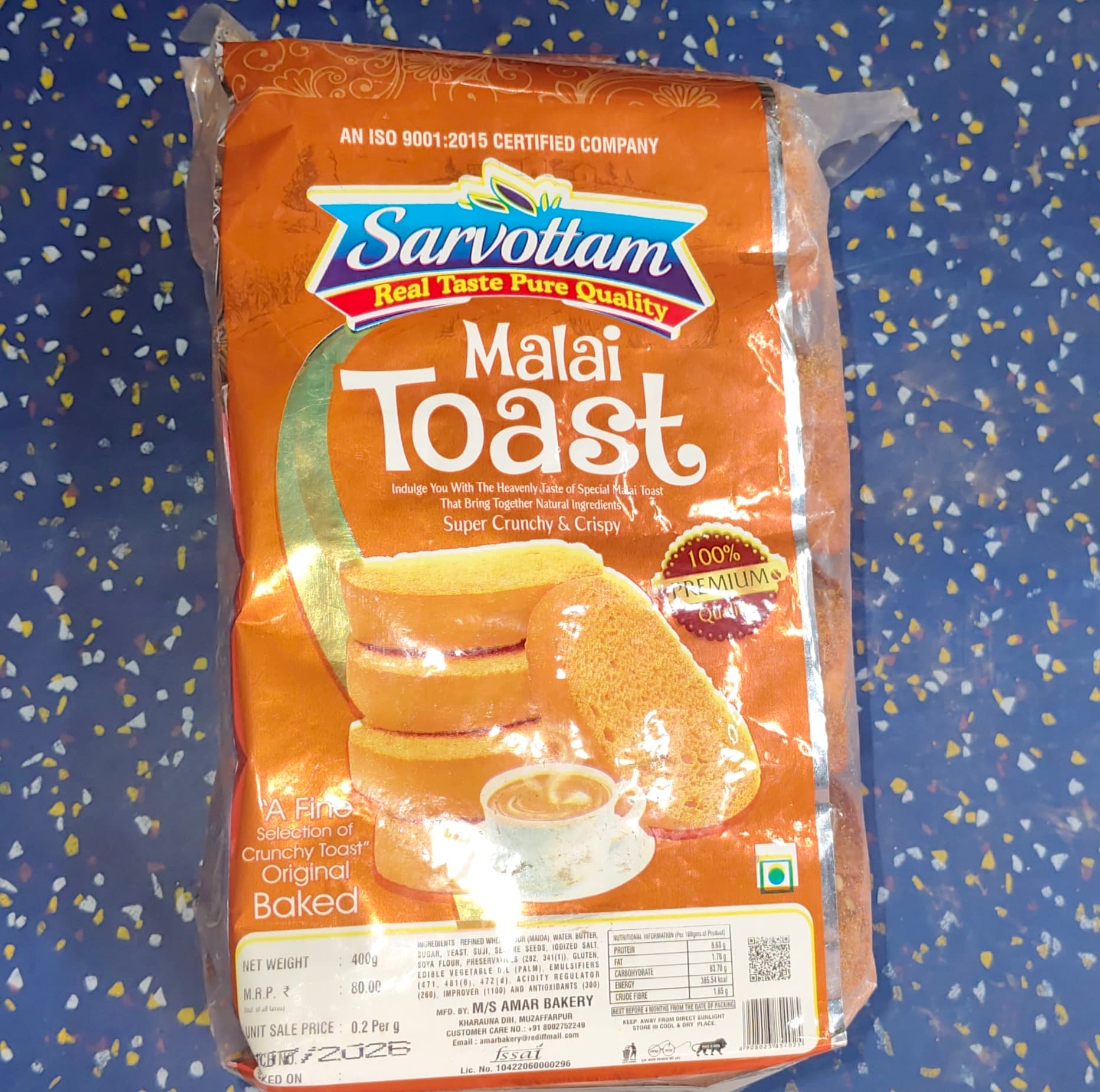 Sarvottam Malai Toast